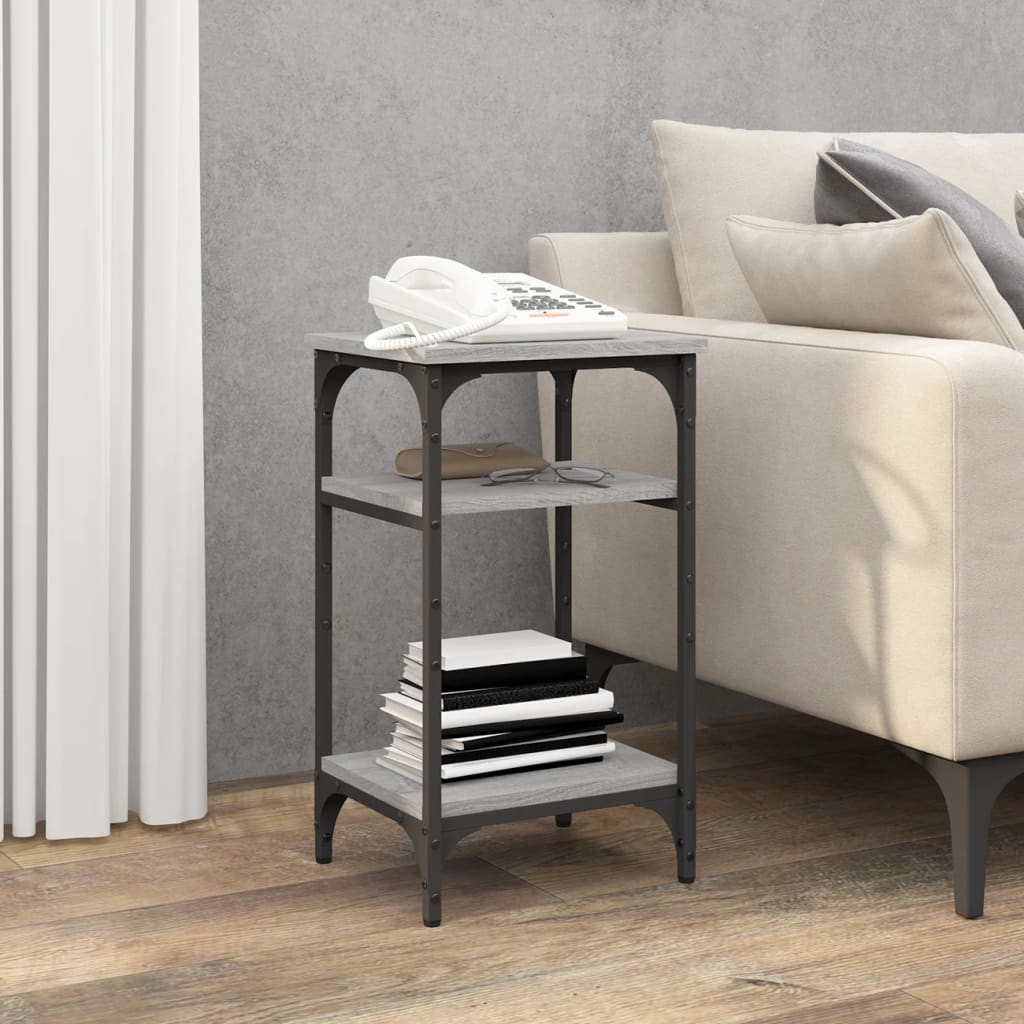 Beistelltisch Grau Sonoma 35x30x60 cm Holzwerkstoff