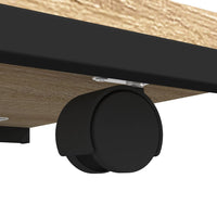 Thumbnail for Beistelltisch mit Rollen Sonoma 50x35x55,5 cm Holzwerkstoff