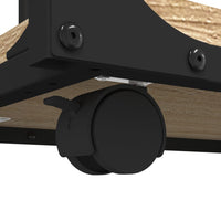 Thumbnail for Beistelltisch mit Rollen Sonoma 50x35x55,5 cm Holzwerkstoff