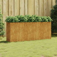Thumbnail for Hochbeet 200x40x80 cm Cortenstahl