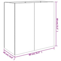 Thumbnail for Pflanzkübel 40x80x80 cm Cortenstahl
