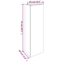 Thumbnail for Pflanzkübel 30x26x75 cm Cortenstahl