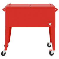 Thumbnail for Kühlwagen mit Rollen Rot 92x43x89 cm
