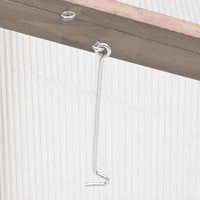 Thumbnail for Gewächshaus Grau 110x58,5x39 cm Tannenholz