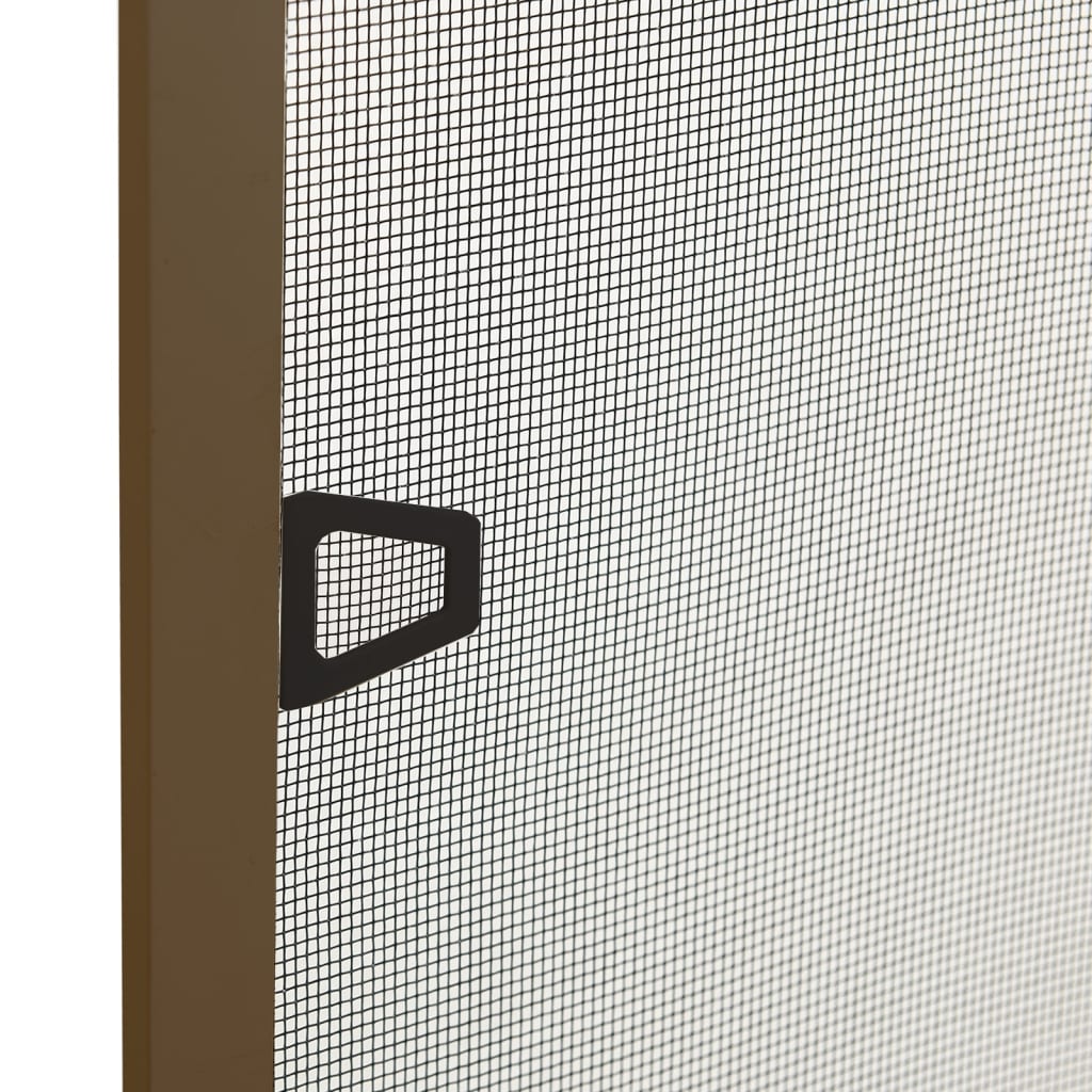 Insektenschutz für Fenster Braun 80x120 cm