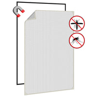 Thumbnail for Magnet-Insektenschutz für Fenster Weiß 80x120 cm