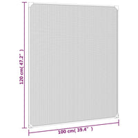 Thumbnail for Magnet-Insektenschutz für Fenster Weiß 100x120 cm