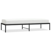Thumbnail for Bettgestell Metall Schwarz 75x190 cm