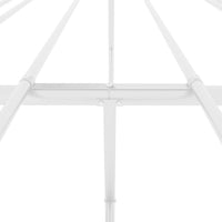 Thumbnail for Bettgestell Weiß 196x142x31 cm Stahl