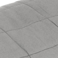Thumbnail for Gewichtsdecke Grau 135x200 cm 10 kg Stoff