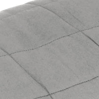 Thumbnail for Gewichtsdecke Grau 152x203 cm 7 kg Stoff