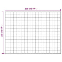 Thumbnail for Gewichtsdecke Blau 152x203 cm 11 kg Stoff