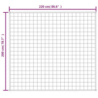 Thumbnail for Gewichtsdecke Blau 200x220 cm 13 kg Stoff
