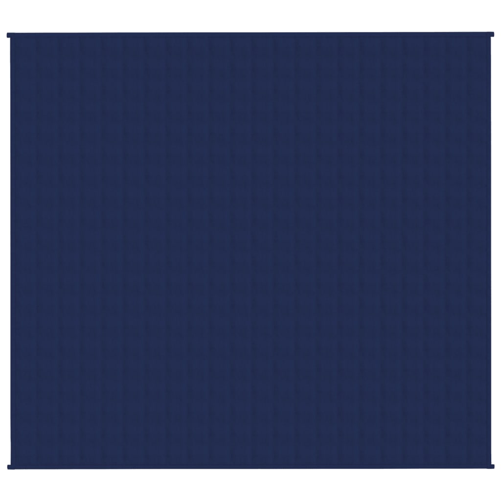 Gewichtsdecke Blau 200x230 cm 13 kg Stoff