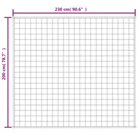 Thumbnail for Gewichtsdecke Blau 200x230 cm 13 kg Stoff