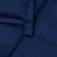 Thumbnail for Gewichtsdecke Blau 220x240 cm 11 kg Stoff