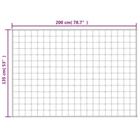 Thumbnail for Gewichtsdecke Blau 135x200 cm 10 kg Stoff