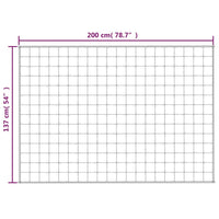 Thumbnail for Gewichtsdecke Blau 137x200 cm 6 kg Stoff