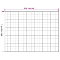 Thumbnail for Gewichtsdecke Blau 152x203 cm 7 kg Stoff