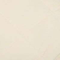 Thumbnail for Gewichtsdecke Hellcreme 135x200 cm 6 kg Stoff