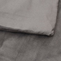 Thumbnail for Gewichtsdecke mit Bezug Grau 135x200 cm 6 kg Stoff