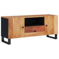 Thumbnail for TV-Schrank 105x33,5x46 cm Massivholz Akazie & Holzwerkstoff