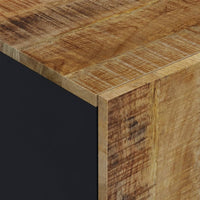 Thumbnail for TV-Schrank 80x33x46 cm Massivholz Mango & Holzwerkstoff