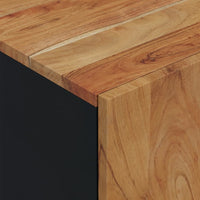 Thumbnail for TV-Schrank 80x33x46 cm Massivholz Akazie & Holzwerkstoff