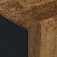 Thumbnail for TV-Schrank 80x33x46 cm Massivholz Mango & Holzwerkstoff