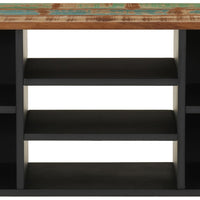 Thumbnail for TV-Schrank 100x33x46 cm Altholz Massiv & Holzwerkstoff