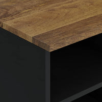 Thumbnail for TV-Schrank 100x33x46 cm Massivholz Mango & Holzwerkstoff