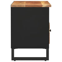 Thumbnail for TV-Schrank 80x33x46 cm Massivholz Akazie und Holzwerkstoff