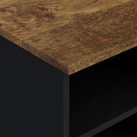 Thumbnail for TV-Schrank 80x33x46 cm Massivholz Mango & Holzwerkstoff