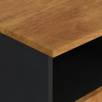 Thumbnail for TV-Schrank 100x33x46 cm Massivholz Mango und Holzwerkstoff