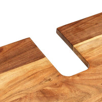 Thumbnail for Waschbeckenunterschrank Massivholz Akazie und Holzwerkstoff