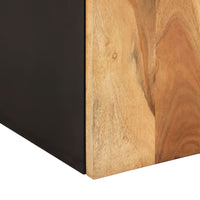 Thumbnail for Bad-Wandschrank 38x33x48 cm Massivholz Akazie