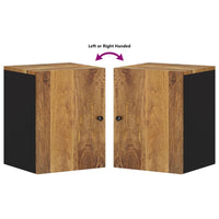 Thumbnail for Bad-Wandschrank 38x33x48 cm Massivholz Mango