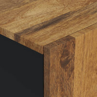 Thumbnail for Bad-Wandschrank 38x33x48 cm Massivholz Mango