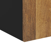 Thumbnail for Bad-Wandschrank 38x33x48 cm Massivholz Mango