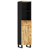 Thumbnail for Badschrank 38x33x160 cm Massivholz Mango