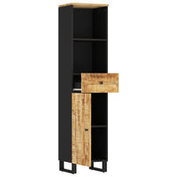 Thumbnail for Badschrank 38x33x160 cm Massivholz Mango