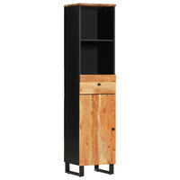 Thumbnail for Badschrank 38x33x160 cm Massivholz Akazie