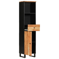 Thumbnail for Badschrank 38x33x160 cm Massivholz Akazie
