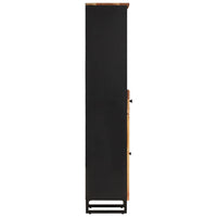 Thumbnail for Badschrank 38x33x160 cm Massivholz Akazie