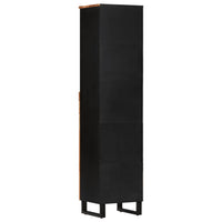 Thumbnail for Badschrank 38x33x160 cm Massivholz Akazie