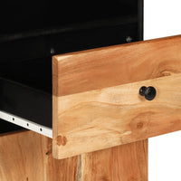 Thumbnail for Badschrank 38x33x160 cm Massivholz Akazie