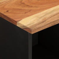 Thumbnail for Badschrank 38x33x160 cm Massivholz Akazie