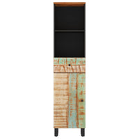 Thumbnail for Badschrank 38x33x160 cm Altholz Massivholz