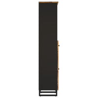 Thumbnail for Badschrank 38x33x160 cm Massivholz Mango