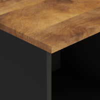 Thumbnail for Badschrank 38x33x160 cm Massivholz Mango